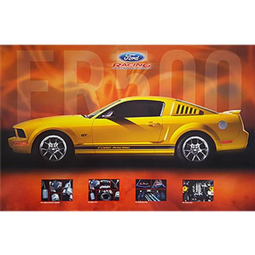 Ford Racing FR500 2 - Sided Poster - Ford Show Parts
